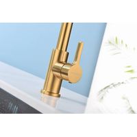 Смеситель для кухни Paulmark Halt Ha214021-BG брашированное золото — 10