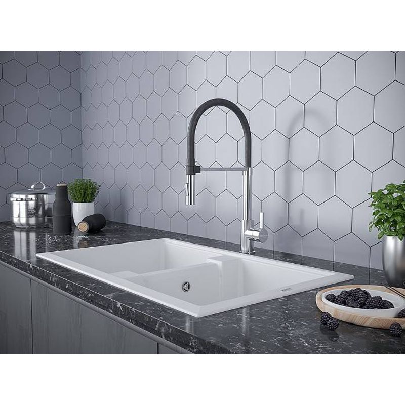 Смеситель для кухни Paulmark Halt Ha214021-CR хром