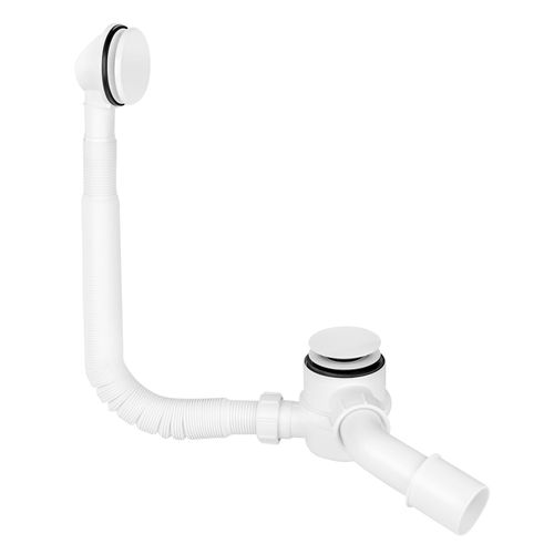 Сифон для ванны McAlpine HC2600CL-WH слив-перелив белый