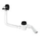 Сифон для ванны McAlpine HCN2600CC-15MM-MB click-clack, с механизмом наполнения, черный