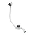 Сифон для ванны McAlpine HCN2600CC-15MM click-clack, с механизмом наполнения, хром