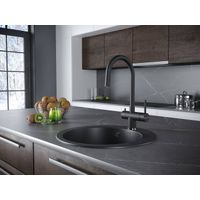 Смеситель для кухни Paulmark Heller He213218-401(AN) антрацит — 2