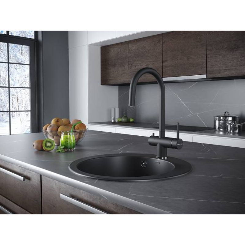 Смеситель для кухни Paulmark Heller He213218-401(AN) антрацит