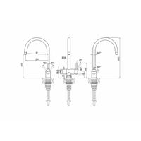 Смеситель для кухни Paulmark Heller He213218-418(BLM) черный металлик — 3
