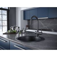 Смеситель для кухни Paulmark Heller He213218-418(BLM) черный металлик — 2