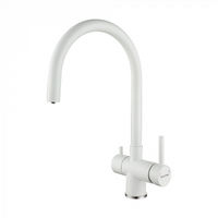Смеситель для кухни Paulmark Heller He213218-431(WH) белый матовый — 1
