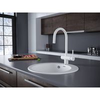 Смеситель для кухни Paulmark Heller He213218-431(WH) белый матовый — 2