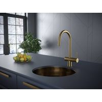 Смеситель для кухни Paulmark Heller He213218-BG брашированное золото — 2