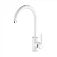 Смеситель для кухни Paulmark Holstein Ho212063-431(WH) белый металлик — 1