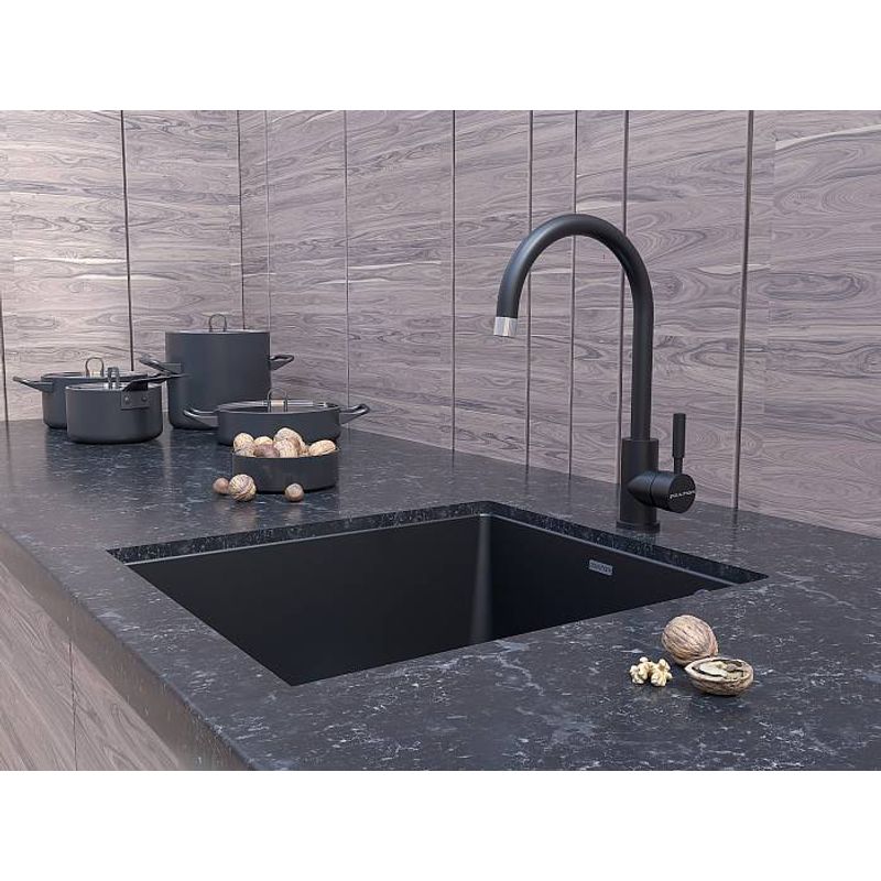 Смеситель для кухни Paulmark Holstein Ho212063-AN антрацит