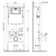 I012709 PrimeFit инсталляция для подвесного унитаза