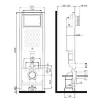 Инсталляция для унитаза AM.PM ErgoFit I012711 для подвесного унитаза — 2
