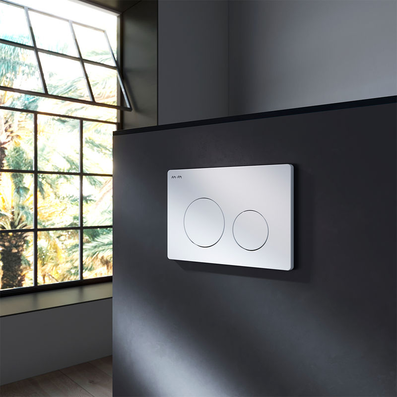 Кнопка смыва AM.PM PrimeFit L I090101 пластик белый глянцевый