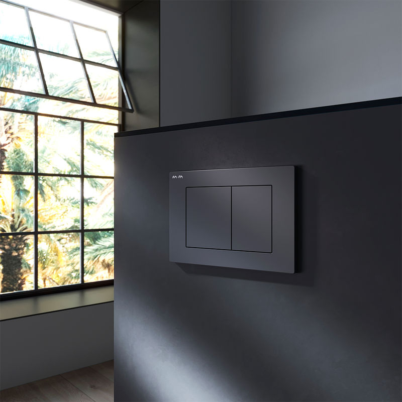 Кнопка смыва AM.PM PrimeFit S I090238 пластик черный матовый