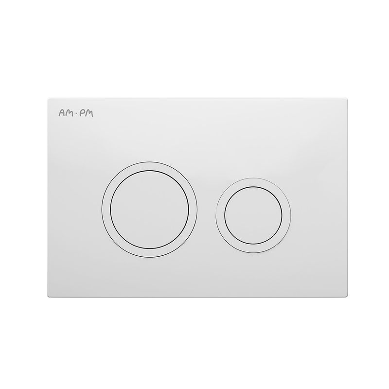 Кнопка смыва AM.PM ErgoFit L I110101 пластик белый глянцевый