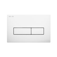 Кнопка смыва AM.PM ErgoFit М I110301 пластик белый глянцевый — 1