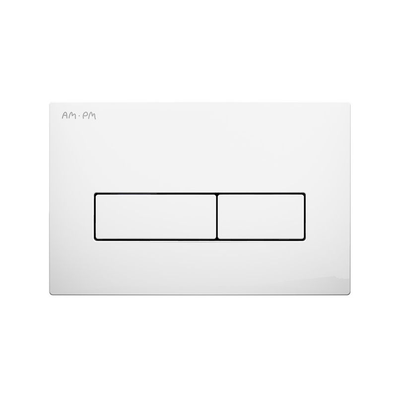 Кнопка смыва AM.PM ErgoFit М I110301 пластик белый глянцевый