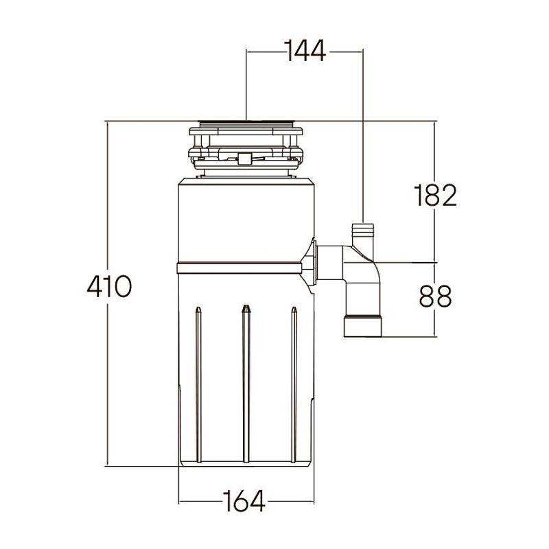 Измельчитель пищевых отходов Paulmark Intenso-800