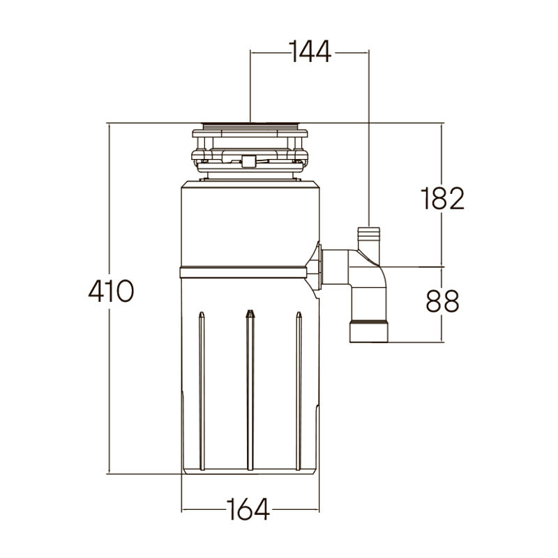 Измельчитель пищевых отходов Paulmark Intenso Pro-1000
