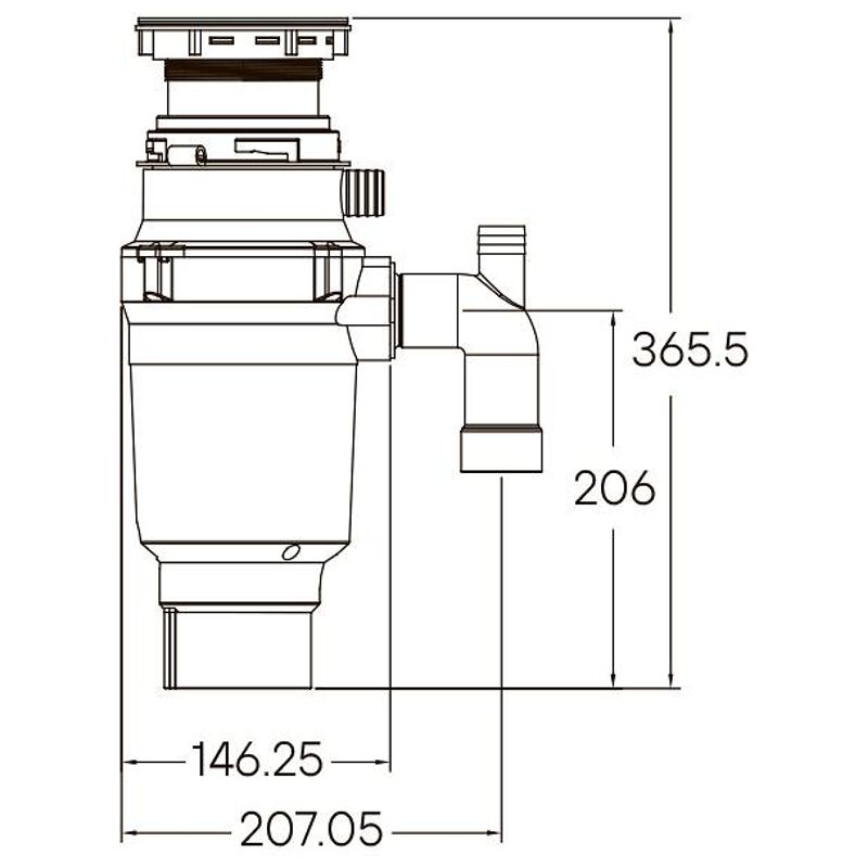 Измельчитель пищевых отходов Paulmark Intenso Standart