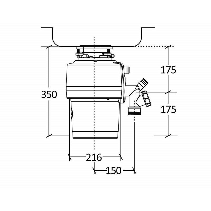 Измельчитель пищевых отходов ISE-100