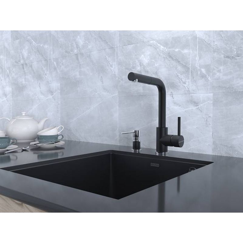 Смеситель для кухни Paulmark Kassel Ka214311-401TB антрацит
