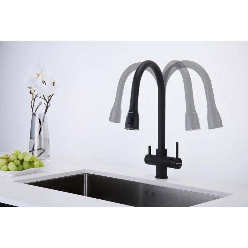 Смеситель для кухни Paulmark Lange La214212-401(AN) антрацит
