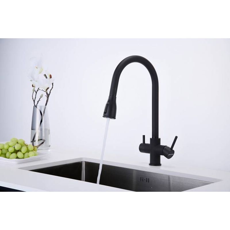 Смеситель для кухни Paulmark Lange La214212-401(AN) антрацит