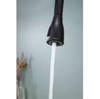 Смеситель для кухни Paulmark Lange La214212-418(BLM) черный металлик — 8