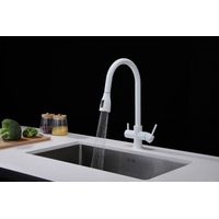Смеситель для кухни Paulmark Lange La214212-431 белый матовый полностью — 4