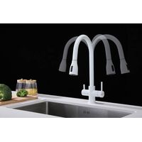 Смеситель для кухни Paulmark Lange La214212-431 белый матовый полностью — 8