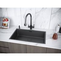 Смеситель для кухни Paulmark Lange La214212-GM вороненая сталь — 13