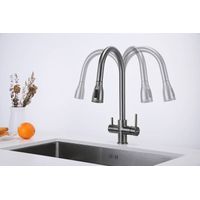 Смеситель для кухни Paulmark Lange La214212-GM вороненая сталь — 7