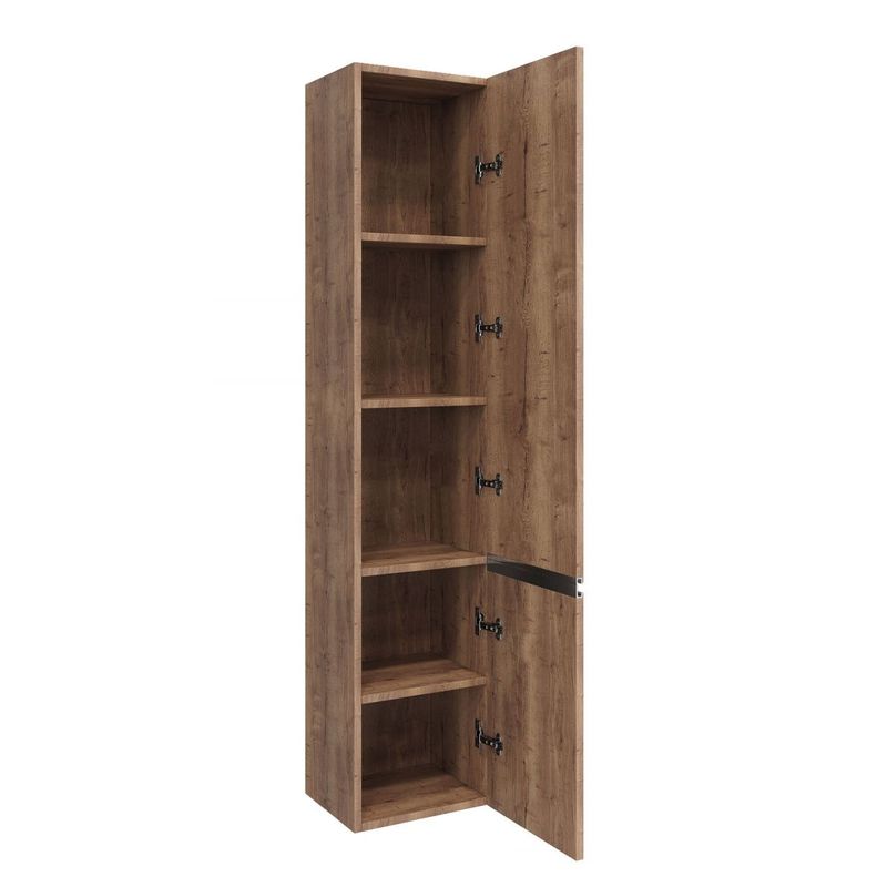 Шкаф-пенал для ванной Laparet Electra 35 правый / LE-TCAB-35-322R дуб Рока