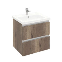Тумба под раковину Laparet Electra 60 подвесная / LE-WCAB-60-322 дуб Рока — 1