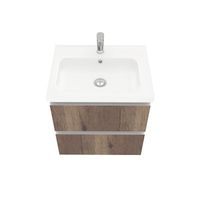 Тумба под раковину Laparet Electra 60 подвесная / LE-WCAB-60-322 дуб Рока — 3