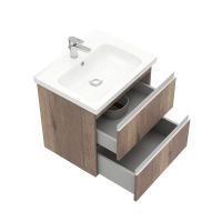 Тумба под раковину Laparet Electra 60 подвесная / LE-WCAB-60-322 дуб Рока — 2