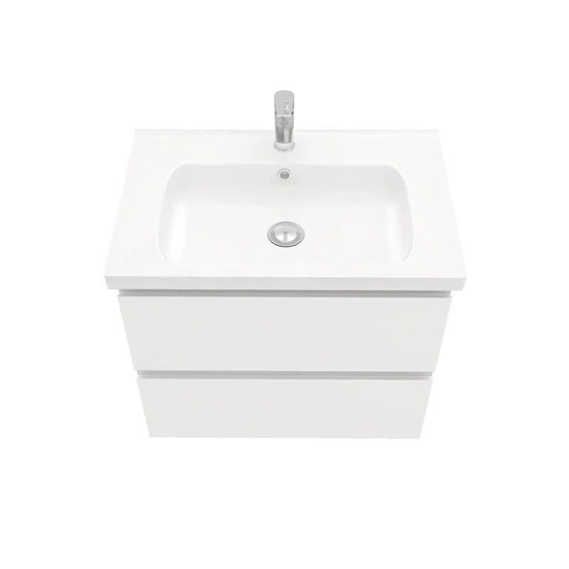 Тумба под раковину Laparet Electra 70 подвесная / LE-WCAB-70-101 ультра белый глянец