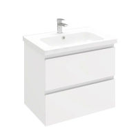 Тумба под раковину Laparet Electra 70 подвесная / LE-WCAB-70-101 ультра белый глянец — 1