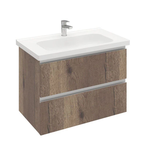 Тумба под раковину Laparet Electra 80 подвесная / LE-WCAB-80-322 дуб Рока