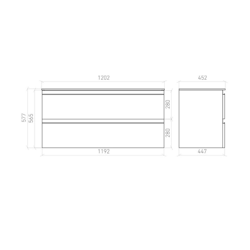 Тумба под раковину Laparet Electra 120 со столешницей подвесная / LЕ-WCABtop-120-323-513 хромикс серебро/цинк Нирвана