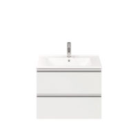 Тумба под раковину Laparet Felis 75 подвесная / LFE-WCAB-75-411 белый шёлк — 2