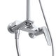LINER-CVD-01 Душевая стойка со смесителем и изливом, исполнение хром
