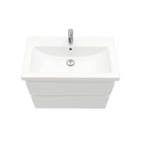 Тумба под раковину Laparet Optimum 80 подвесная / LO-WCAB-80-01 белый глянец — 2