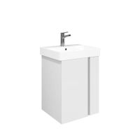 Тумба под раковину Laparet Propus 55 подвесная / LPR-WCAB-55-106 светло-серый глянец — 1