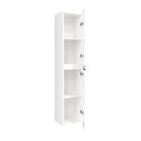 Шкаф-пенал для ванной Laparet Sargas 35 Uni / LS-TCAB-35-101 ультра белый глянец — 2