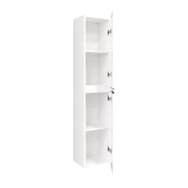 Шкаф-пенал для ванной Laparet Sargas 35 Uni / LS-TCAB-35-101 ультра белый глянец