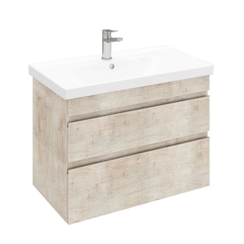 Тумба под раковину Laparet Sargas 80 подвесная / LS-WCAB-80-221 дуб Йорк