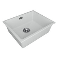 Кухонная мойка из искусственного камня Paulmark Lumi 55 Uni из искусственного гранита LU55-WH белый 555х460 мм — 2