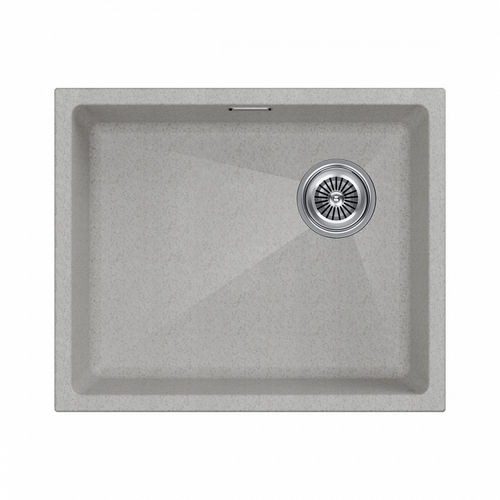 Кухонная мойка из искусственного камня Paulmark Lumi 55 Uni-Skew из искусственного гранита LU55SK-BE бежевый 555х460 мм